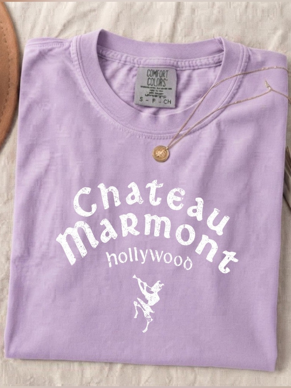Chateau Marmont Hollywood Hotel Graphic Comfort Colors T-Shirt